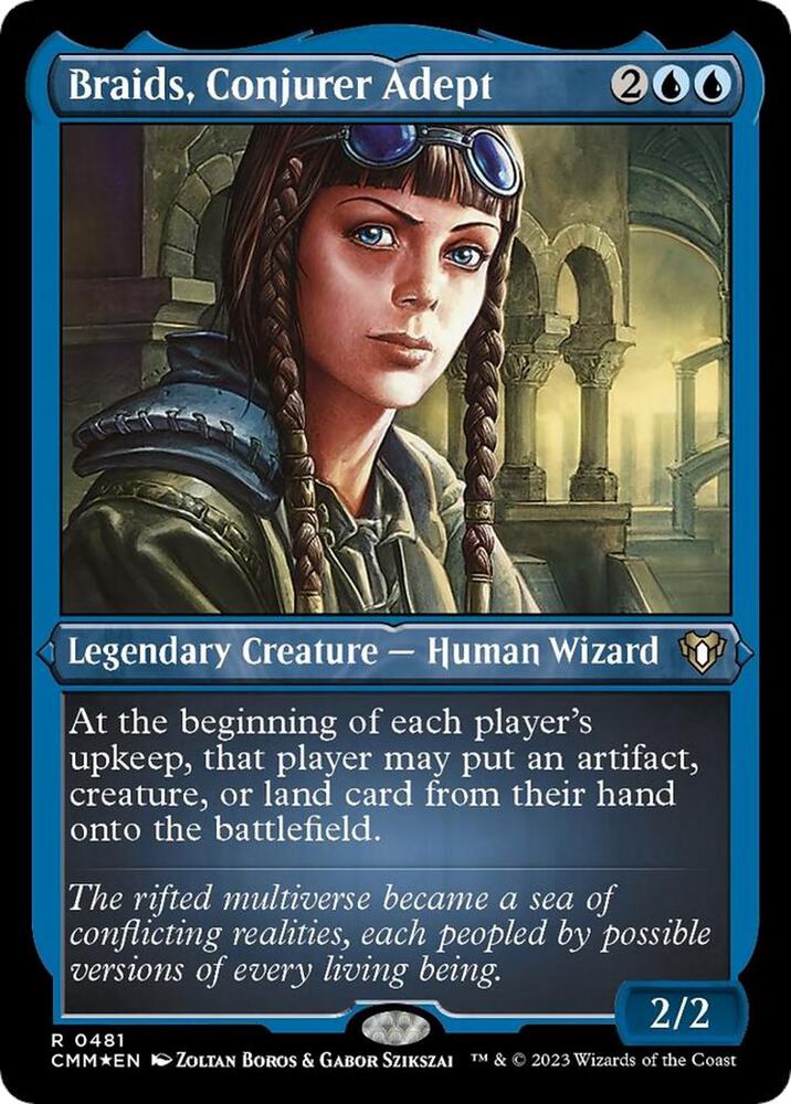 Braids, Conjurer Adept (Foil Etched) (481) (CMM)