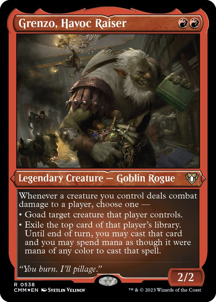Grenzo, Havoc Raiser (Foil Etched) (538) (CMM)
