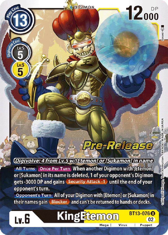 KingEtemon (BT13-076 U) (BT-13_PR)