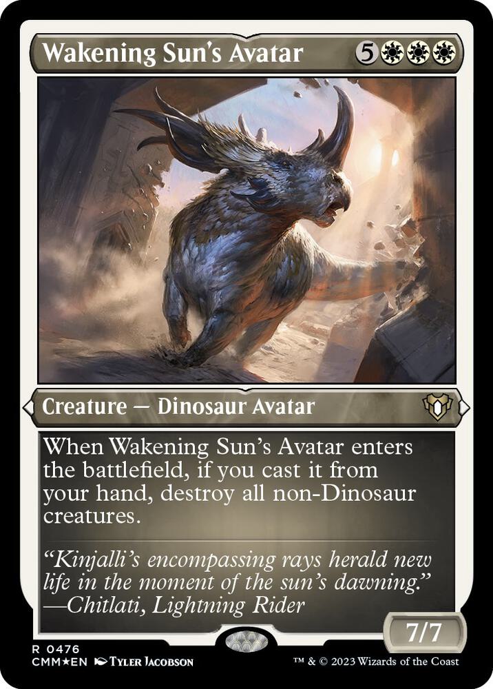 Wakening Sun's Avatar (Foil Etched) (476) (CMM)