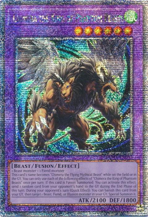 Chimera the King of Phantom Beasts (Quarter Century Secret Rare) (DUNE-EN033) (DUNE)