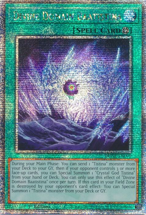 Divine Domain Baatistina (Quarter Century Secret Rare) (DUNE-EN090) (DUNE)
