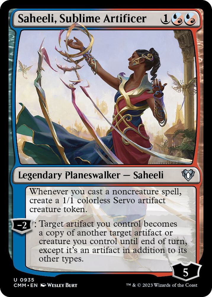 Saheeli, Sublime Artificer (935) (CMM)
