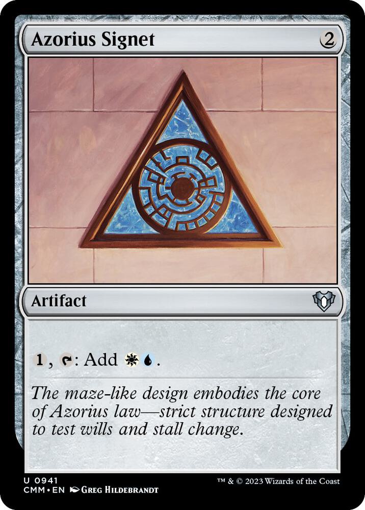 Azorius Signet (941) (CMM)