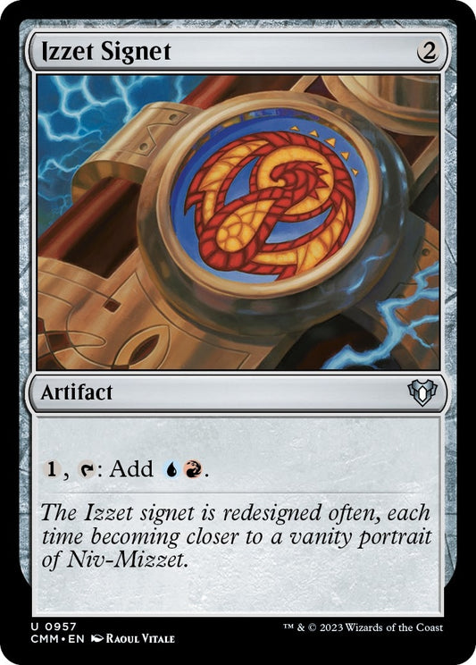 Image for Izzet Signet (957) (CMM) - Magic: The Gathering