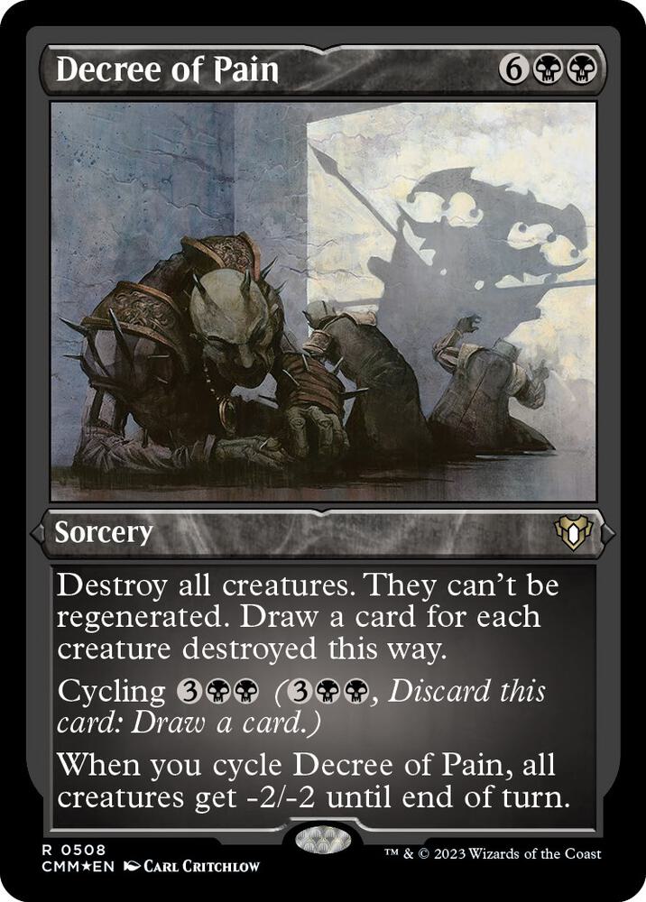 Decree of Pain (Foil Etched) (508) (CMM)