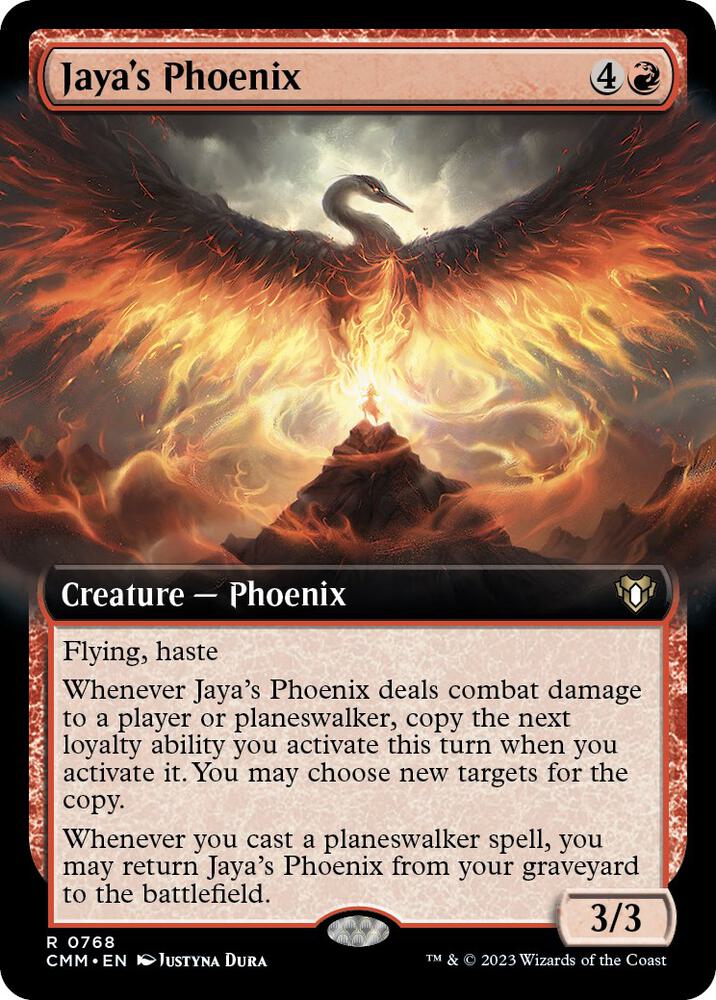 Jaya's Phoenix (Extended Art) (768) (CMM)