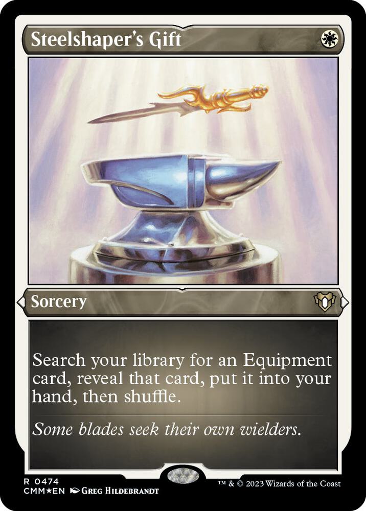 Steelshaper's Gift (Foil Etched) (474) (CMM)