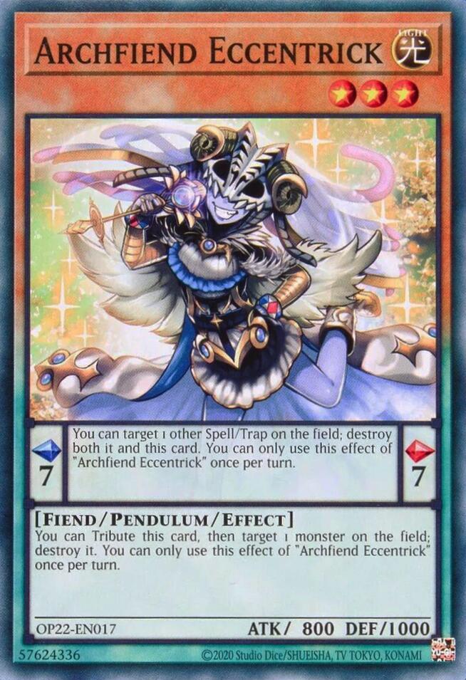 Archfiend Eccentrick (OP22-EN017) (OP22)