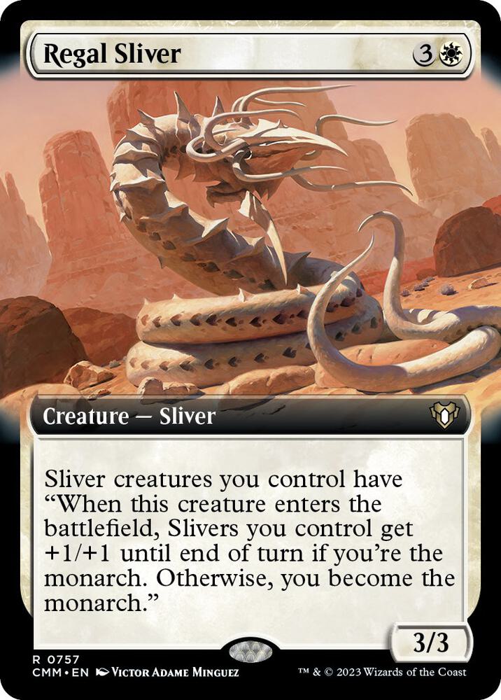 Regal Sliver (Extended Art) (757) (CMM)