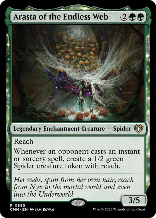 Image for Arasta of the Endless Web (885) (CMM) - Magic: The Gathering