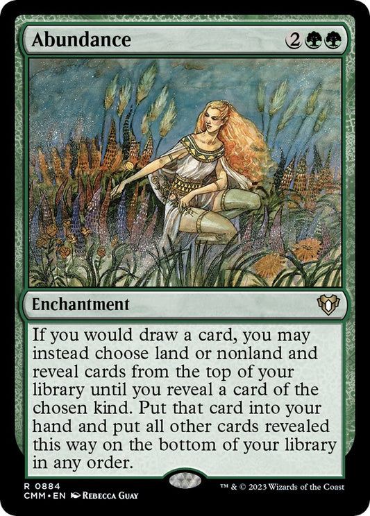Image for Abundance (884) (CMM) - Magic: The Gathering
