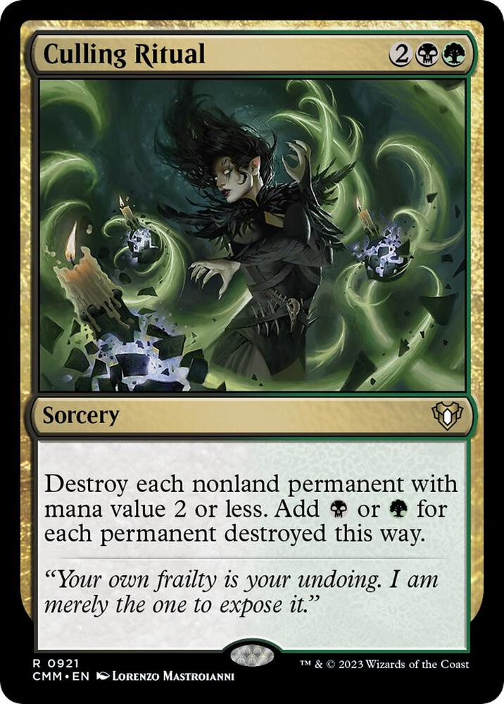 Culling Ritual (921) (CMM)
