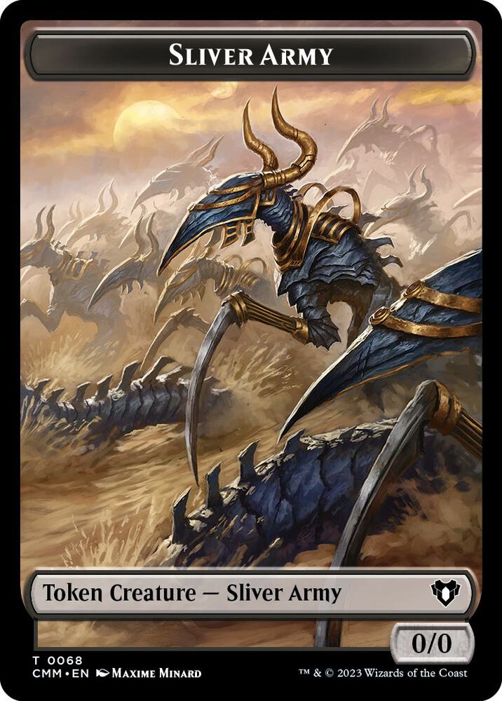 Sliver Army // Sliver Double-Sided Token (68 // 57) (CMM)