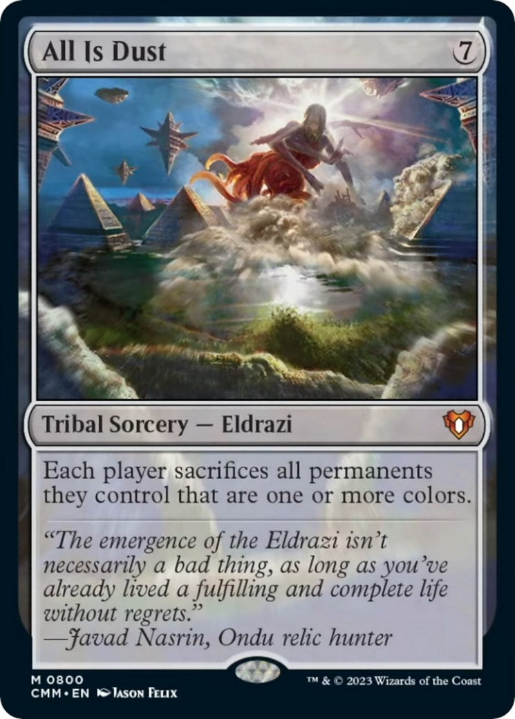 Image for All Is Dust (800) (CMM) - Magic: The Gathering