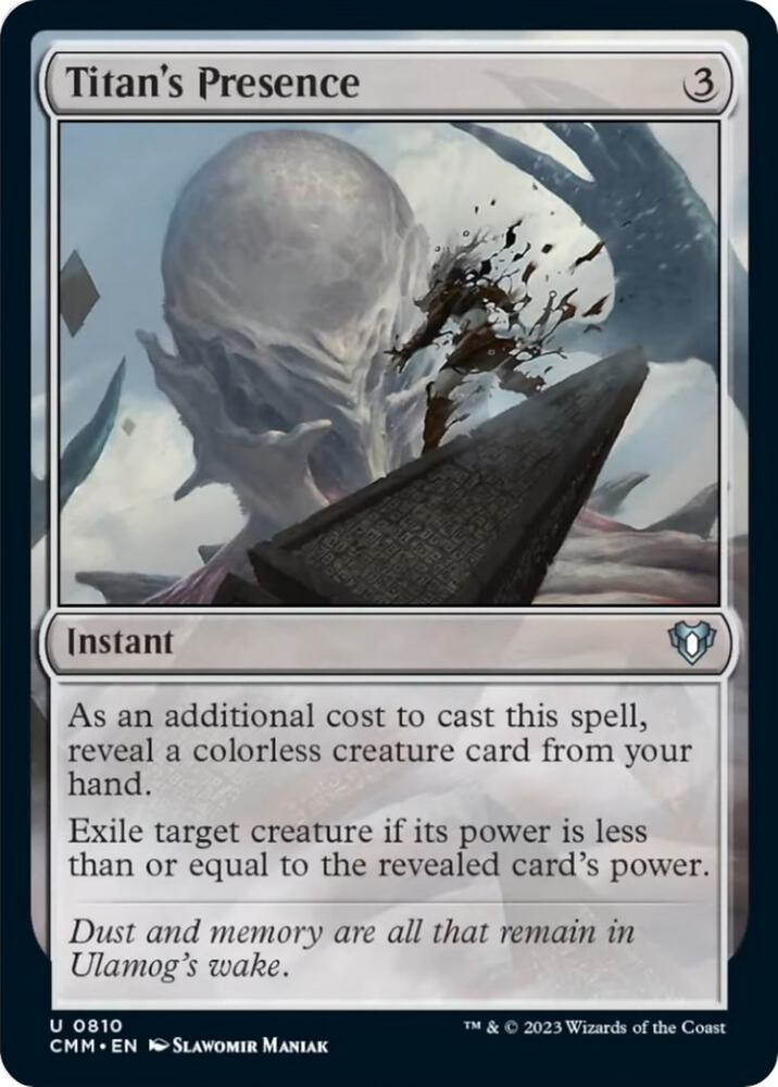 Titan's Presence (810) (CMM)
