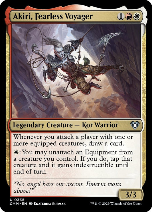 Image for Akiri, Fearless Voyager (335) (CMM) - Magic: The Gathering