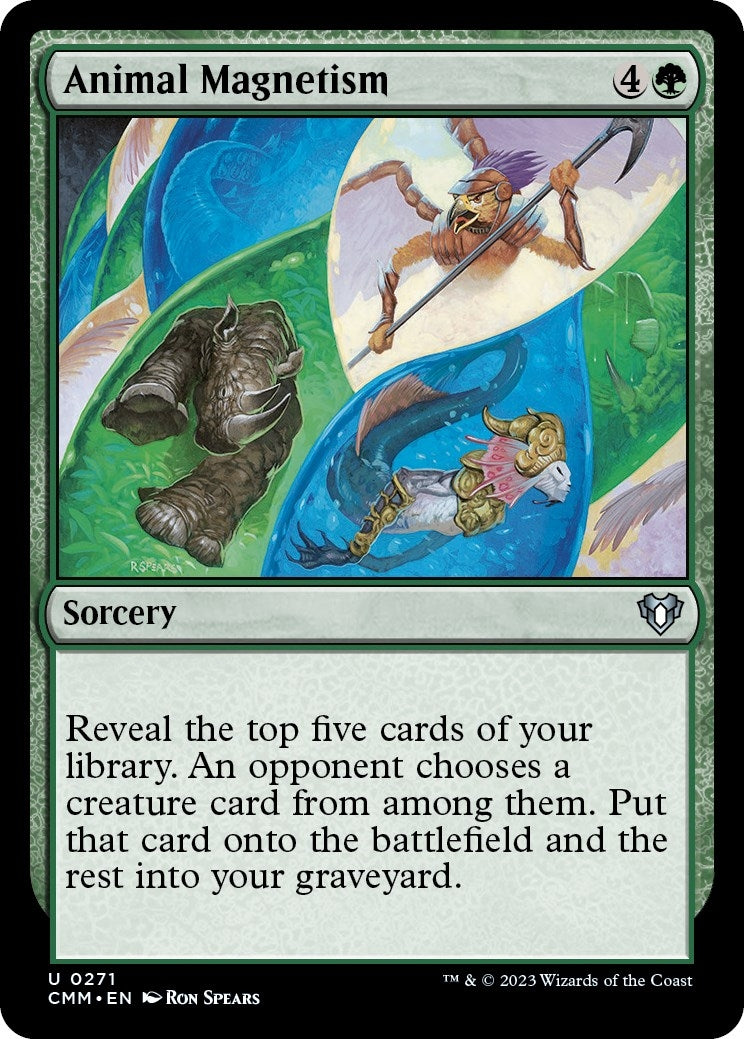 Image for Animal Magnetism (271) (CMM) - Magic: The Gathering