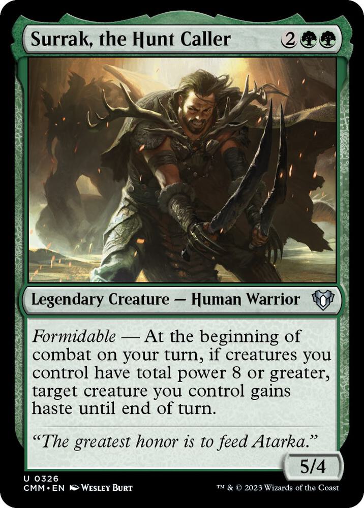 Surrak, the Hunt Caller (326) (CMM)