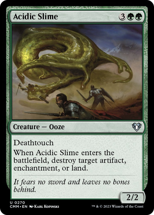 Image for Acidic Slime (270) (CMM) - Magic: The Gathering