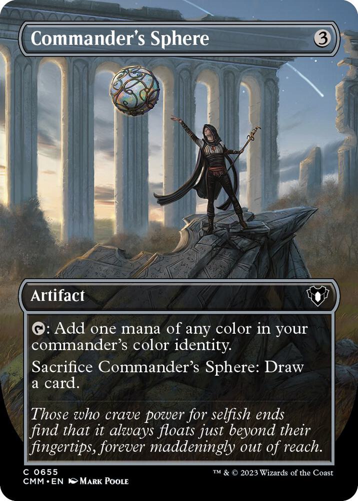 Commander's Sphere (Borderless) (655) (CMM)