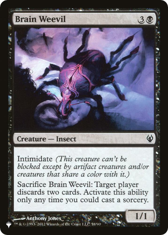 Brain Weevil (58/90) (LIST)