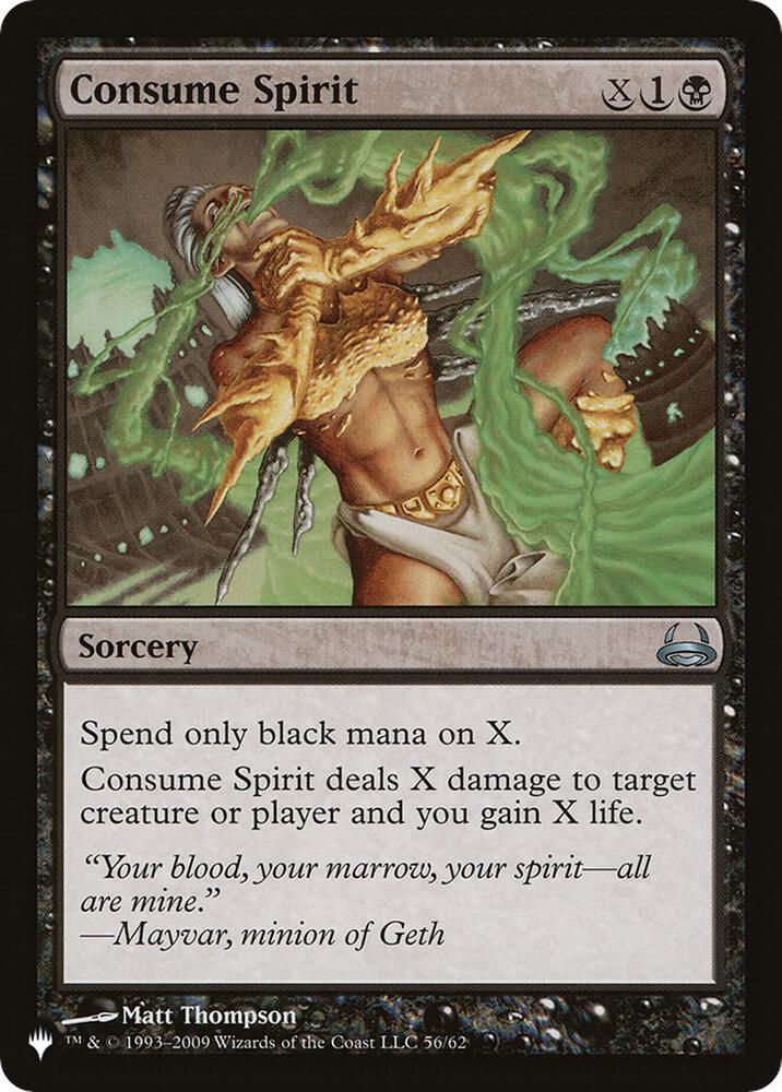 Consume Spirit (56/62) (LIST)