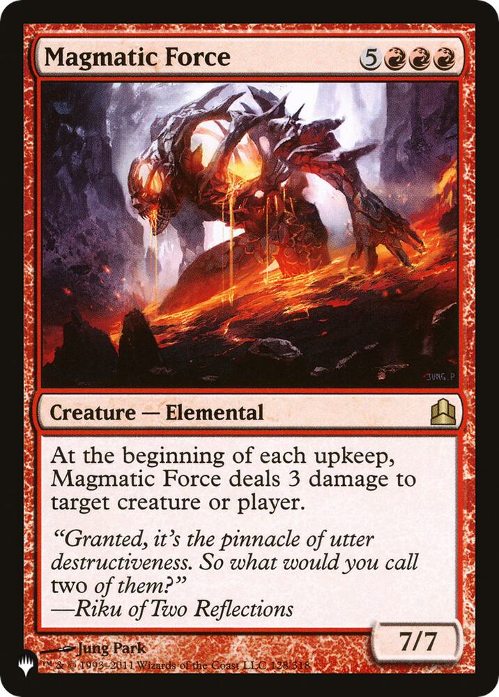 Magmatic Force (128/318) (LIST)