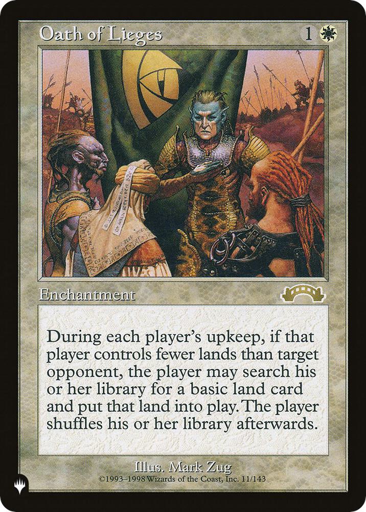 Oath of Lieges (11/143) (LIST)