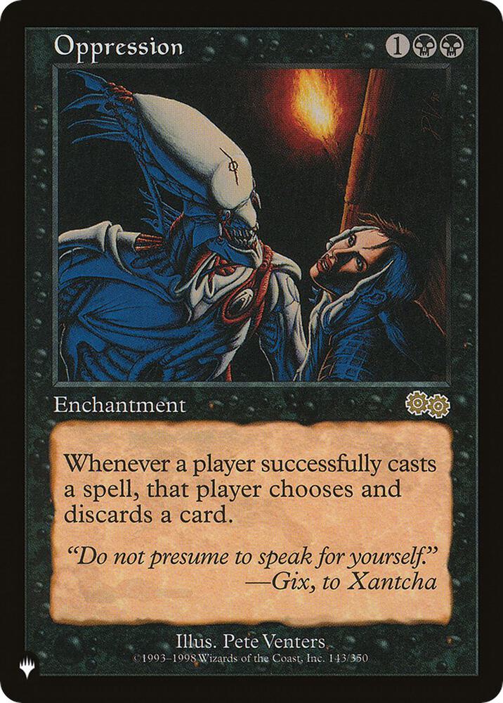 Oppression (143/350) (LIST)
