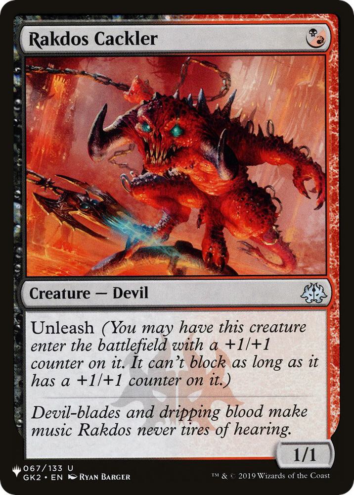 Rakdos Cackler (067/133) (LIST)