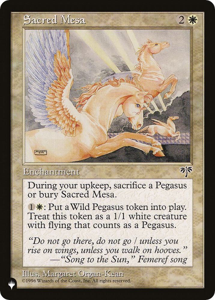 Sacred Mesa (LIST)