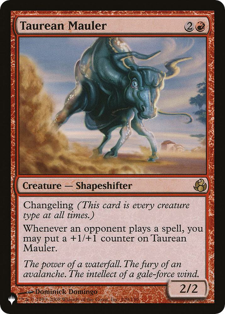 Taurean Mauler (MOR) (109/150) (LIST)