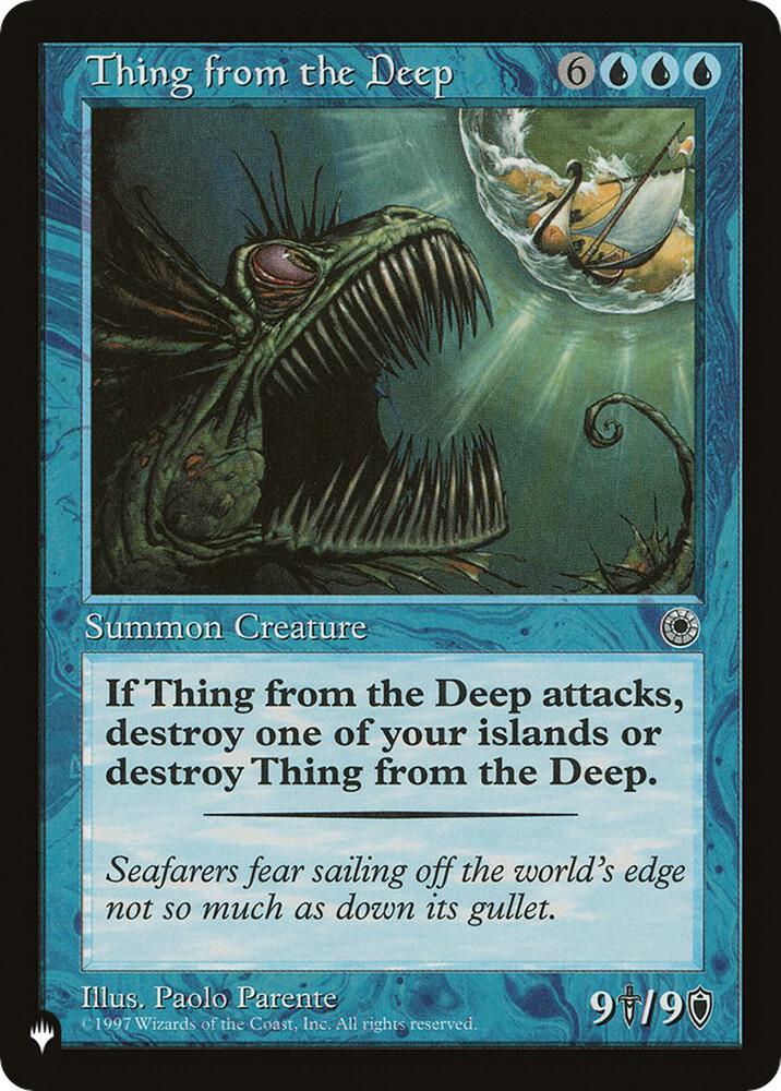 Thing from the Deep (LIST)