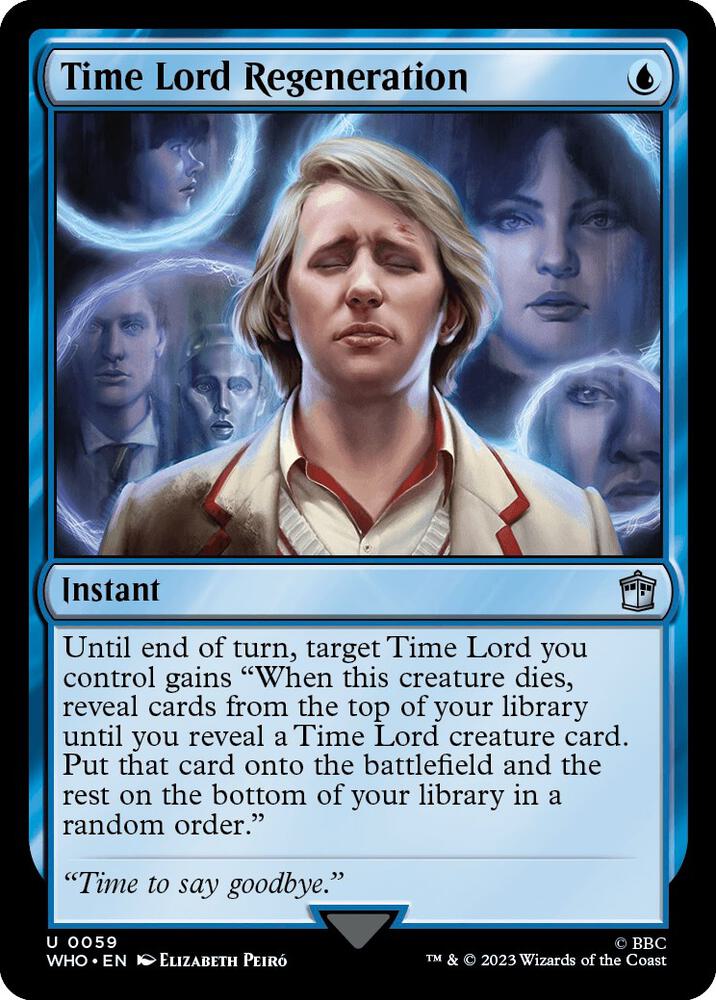 Time Lord Regeneration (59) (WHO)