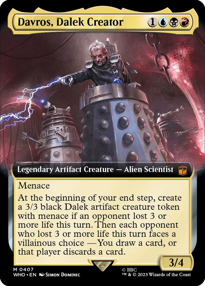 Davros, Dalek Creator (Extended Art) (407) (WHO)