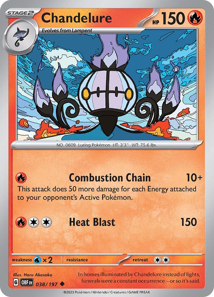 Chandelure (038/197) (OBF)
