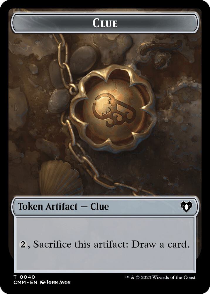 Clue // Elephant Double-Sided Token (40 // 31) (CMM)