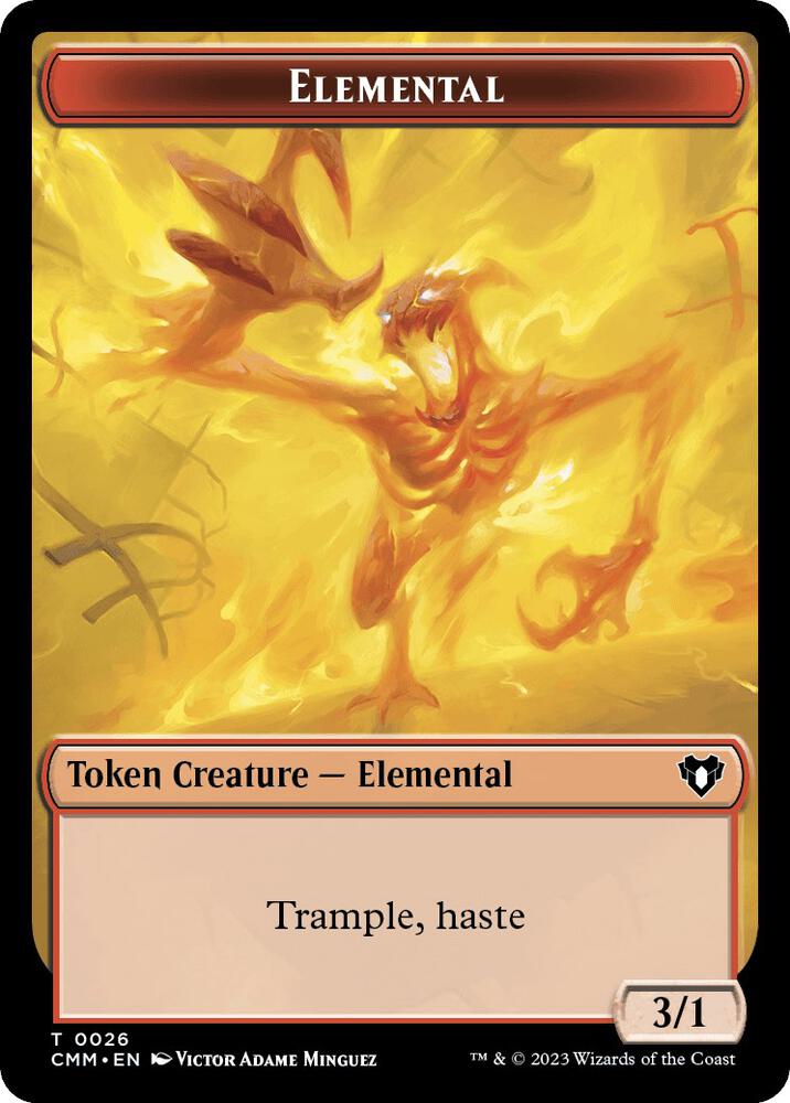 Elemental (0026) // Elephant Double-Sided Token (26 // 31) (CMM)