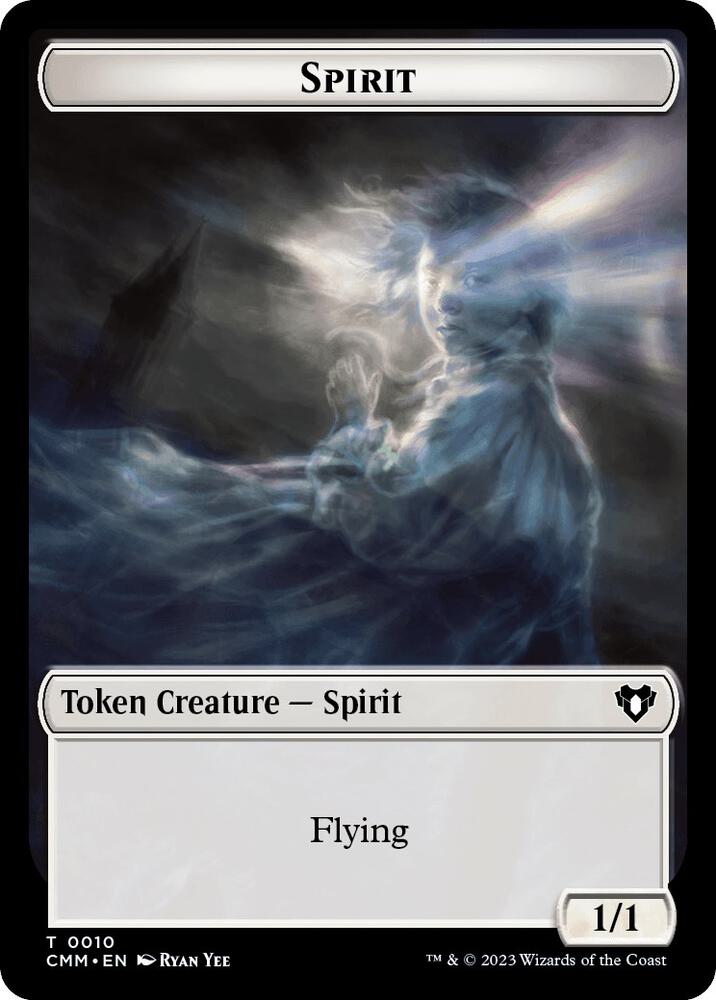 Spirit (0010) // Dragon Egg Double-Sided Token (10 // 22) (CMM)