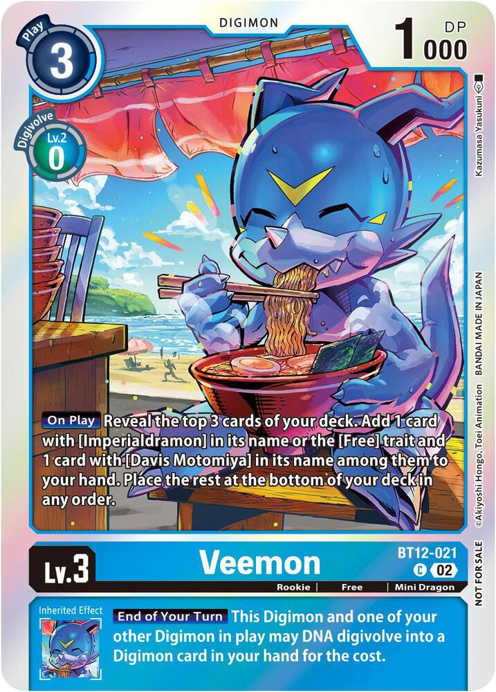 Veemon (Gen Con 2023) (BT12-021) (D-PR)