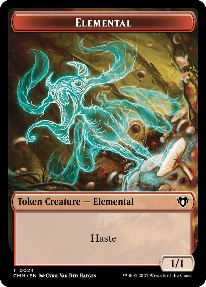 Elemental (0024) // Kor Soldier Double-Sided Token (24 // 8) (CMM)