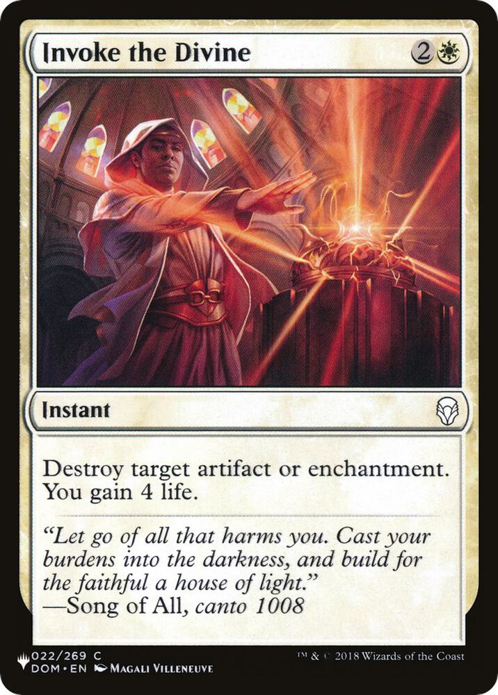Invoke the Divine (22) (LIST)