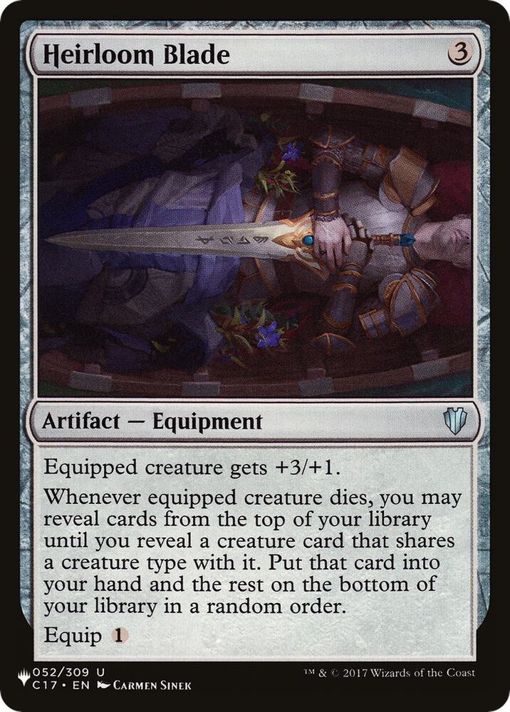 Heirloom Blade (52) (LIST)