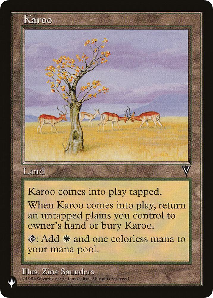 Karoo (VIS) (LIST)