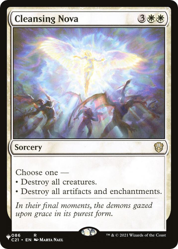 Cleansing Nova (86) (LIST)