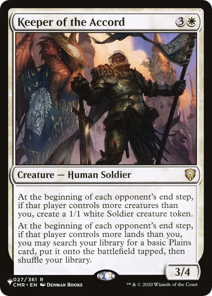 Keeper of the Accord (27) (LIST)