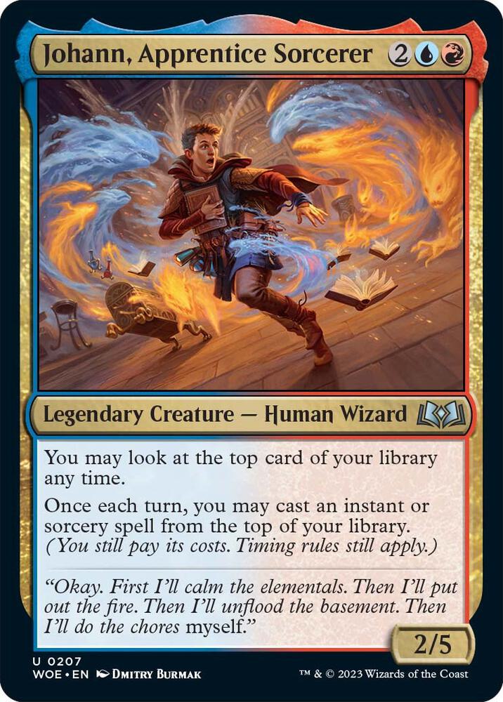 Johann, Apprentice Sorcerer (207) (WOE)
