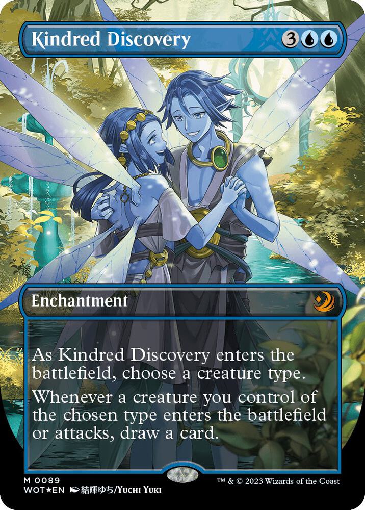 Kindred Discovery (Anime Borderless) (Confetti Foil) (89) (WOT)