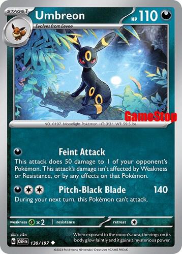 Umbreon - 130/197 (GameStop Exclusive) (130/197) (MCAP)